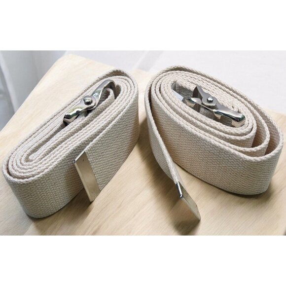 Primo Heavy-Duty Gait Transfer Belt Lot of 2 with Metal Buckle Made in USA - Picture 1 of 6